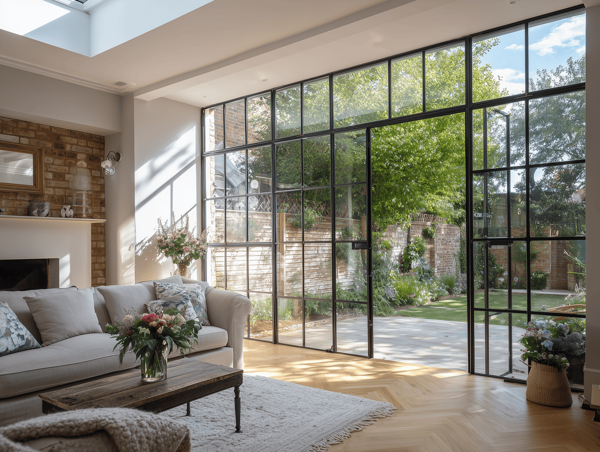 Enderon Medium long shot interior Double glazing for old steel 0d7d703f 30b2 4958 be7c d38fc820cb89